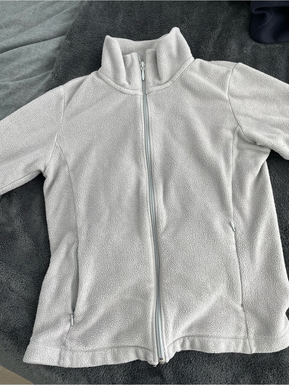 Light grey Uniqlo fleece